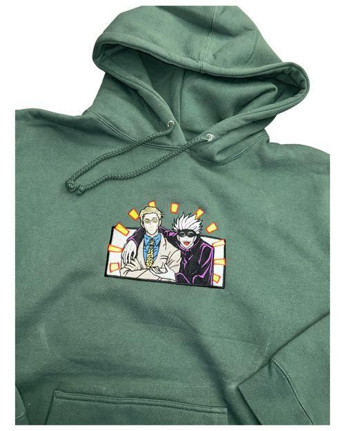 Gojo & Nanami (Jujutsu Kaisen) Embroidered Hoodie