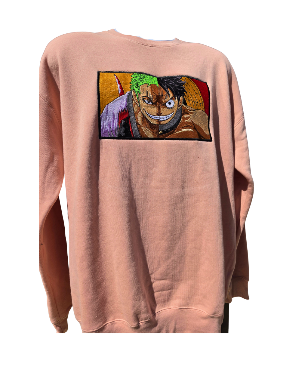 Zoro x Luffy Embroidered Sweatshirt