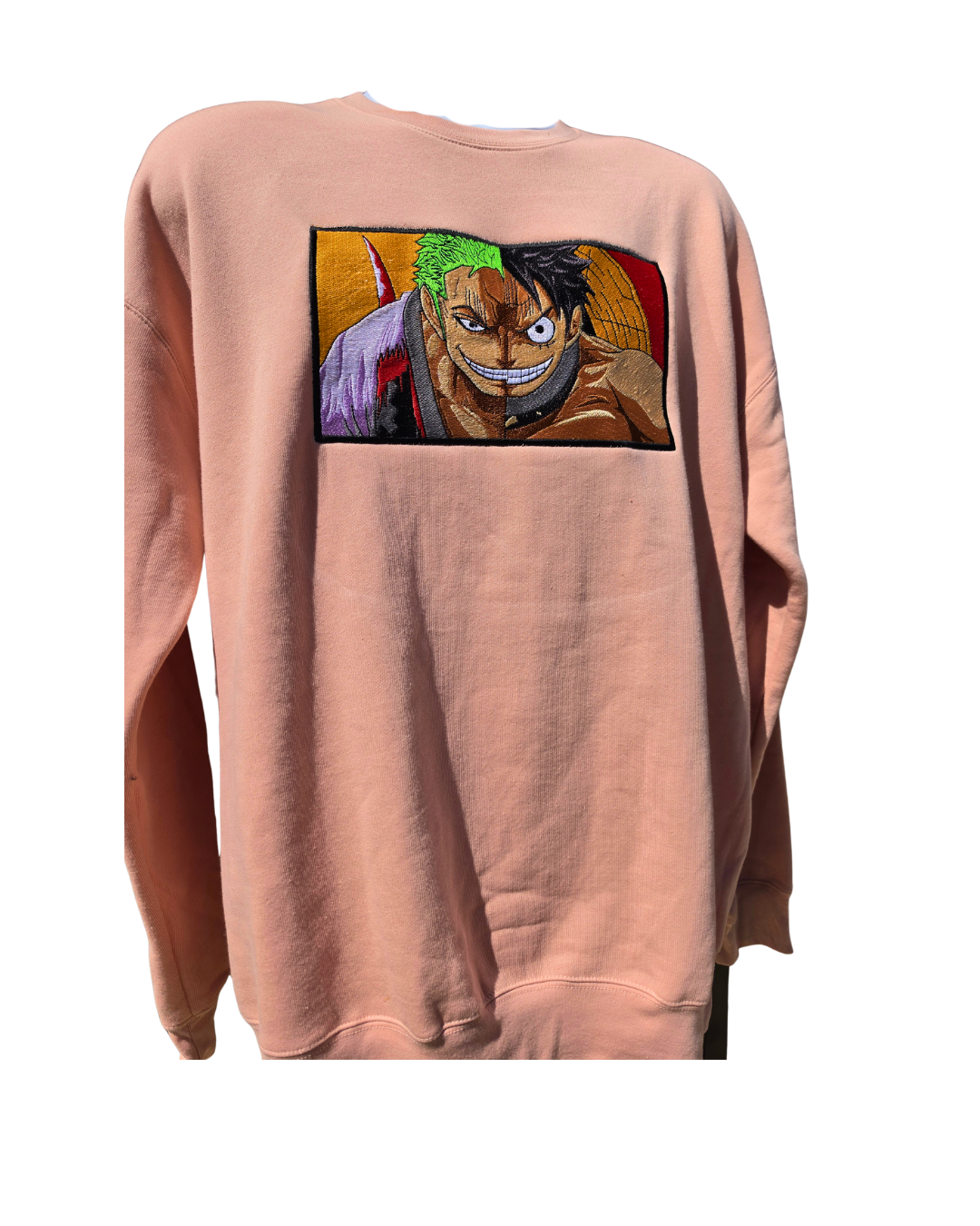 Zoro x Luffy Embroidered Sweatshirt
