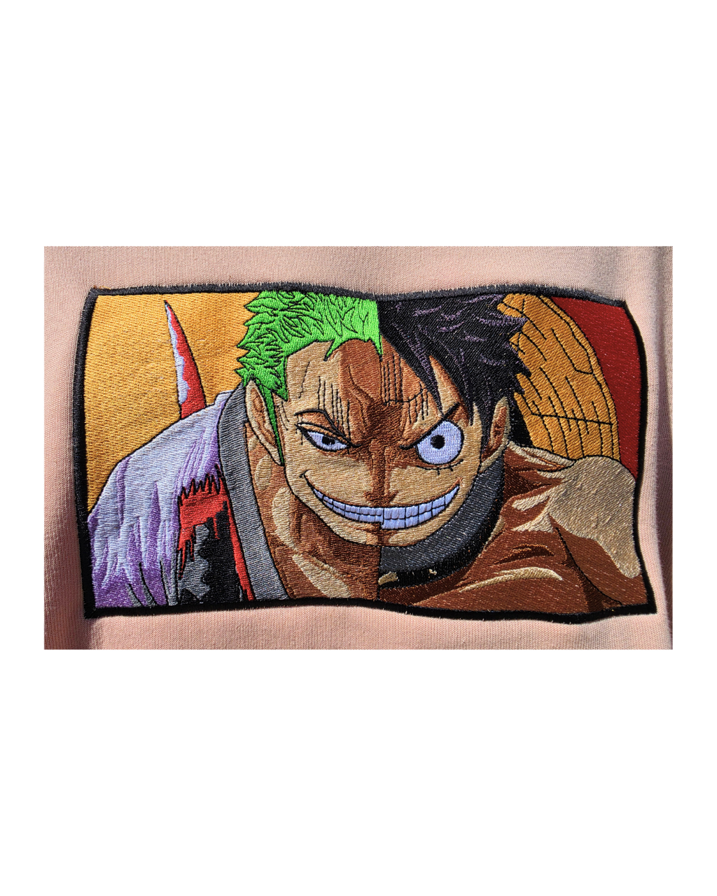 Zoro x Luffy Embroidered Sweatshirt