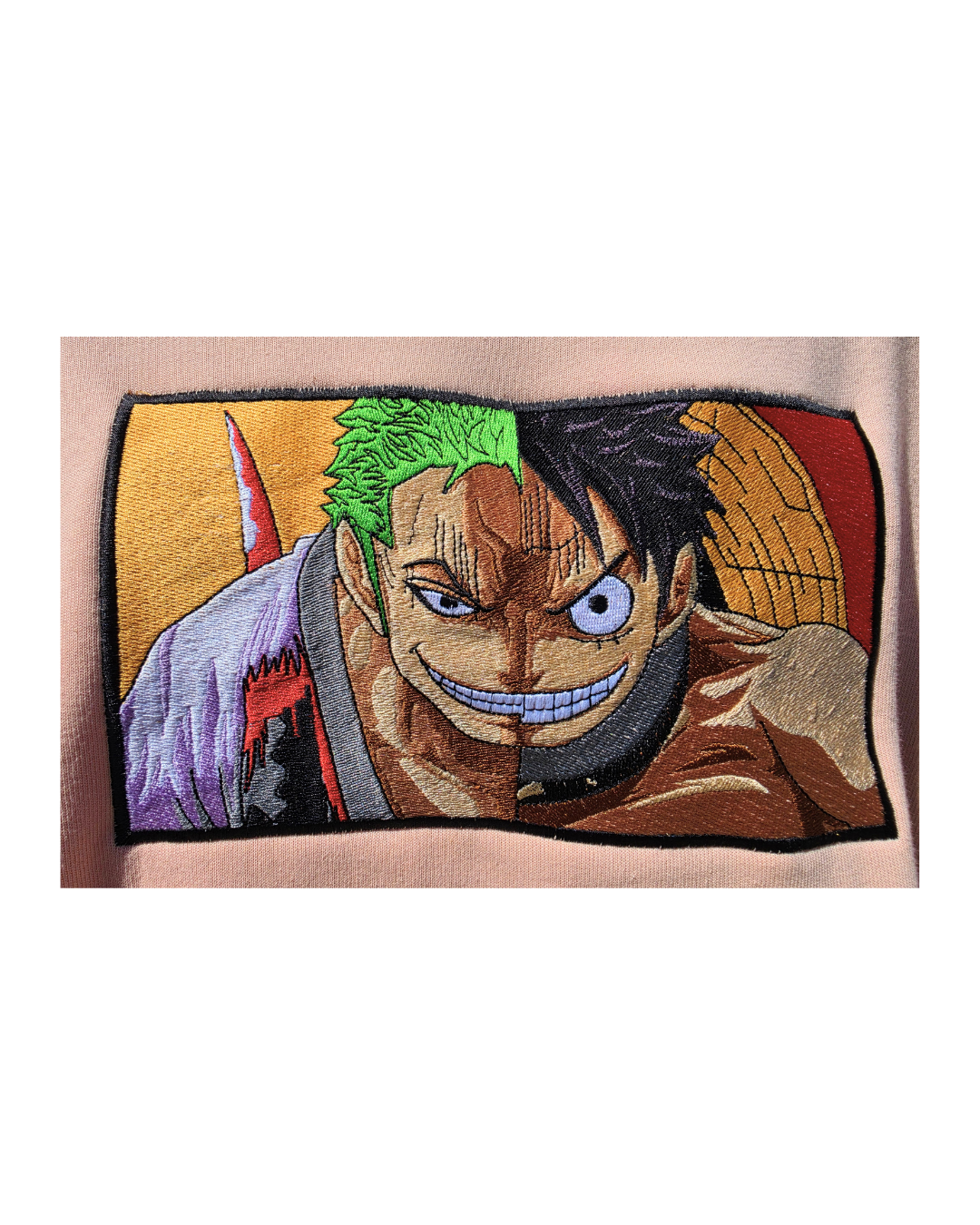 Zoro x Luffy Embroidered Sweatshirt