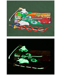 Three Swordsman Zoro Glow-In-The-Dark Embroidered Hoodie