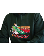 Three Swordsman Zoro Glow-In-The-Dark Embroidered Hoodie