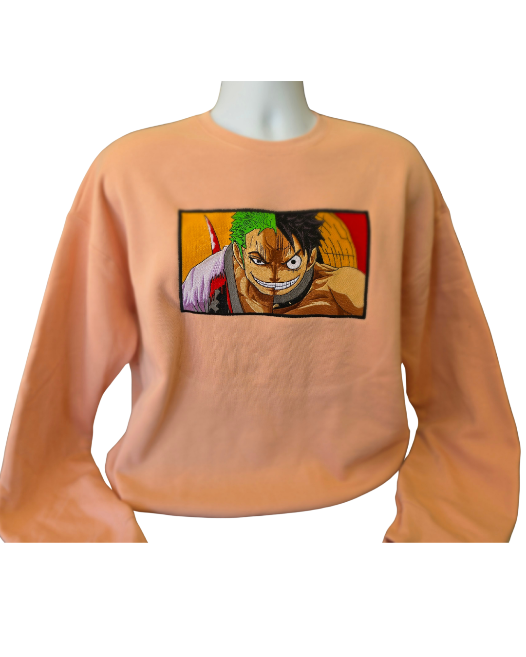 Zoro x Luffy Embroidered Sweatshirt