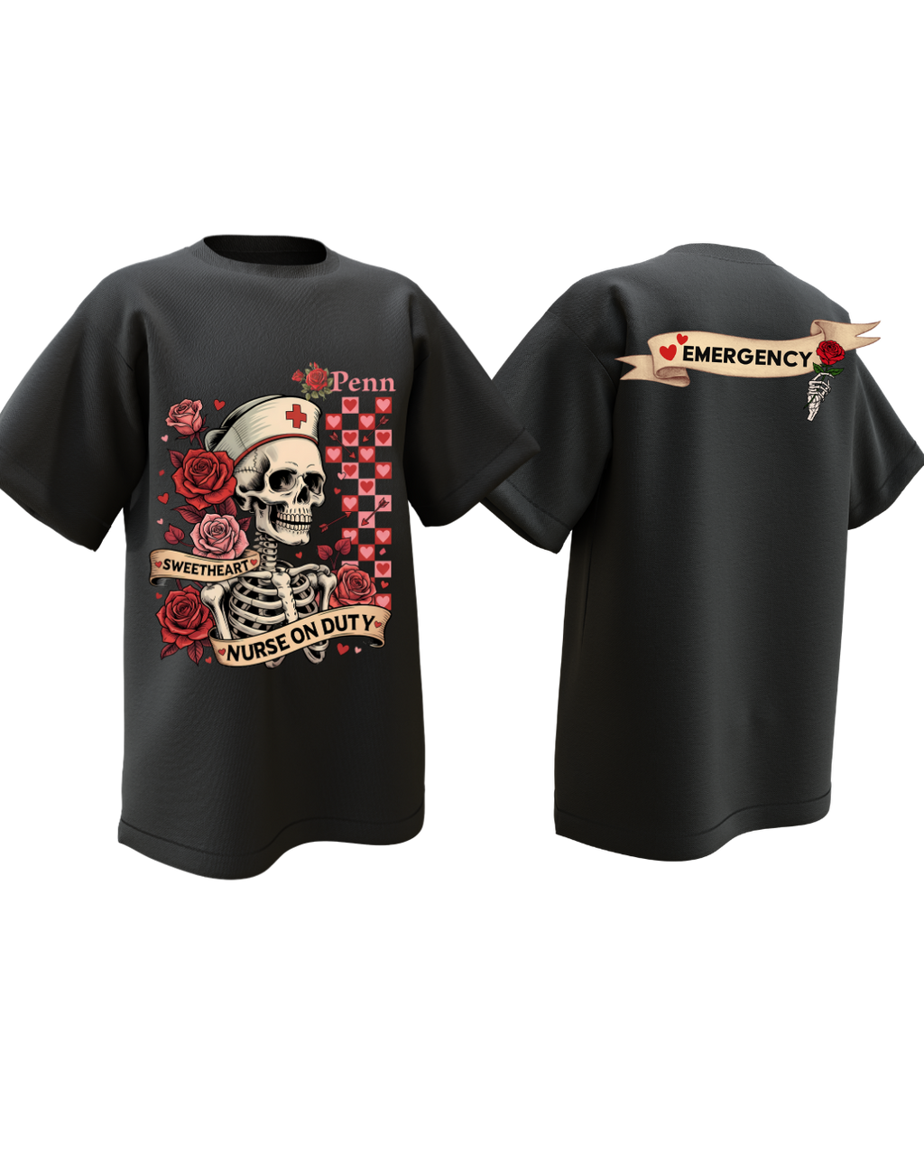 PENN Emergency- Nurse On Duty Sweetheart Halloween Tee