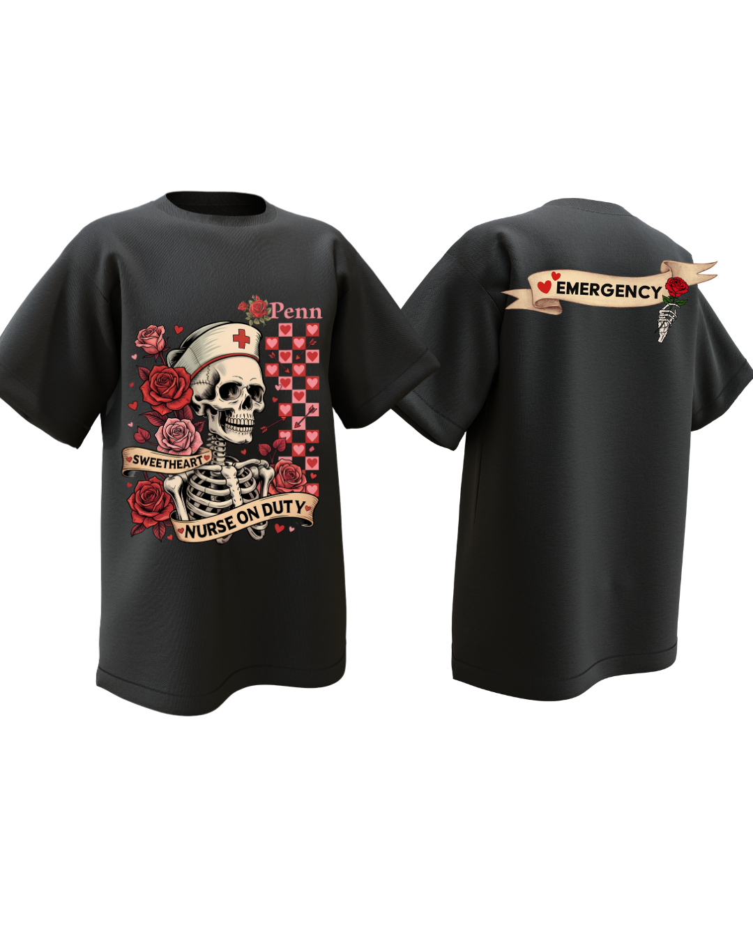 PENN Emergency- Nurse On Duty Sweetheart Halloween Tee