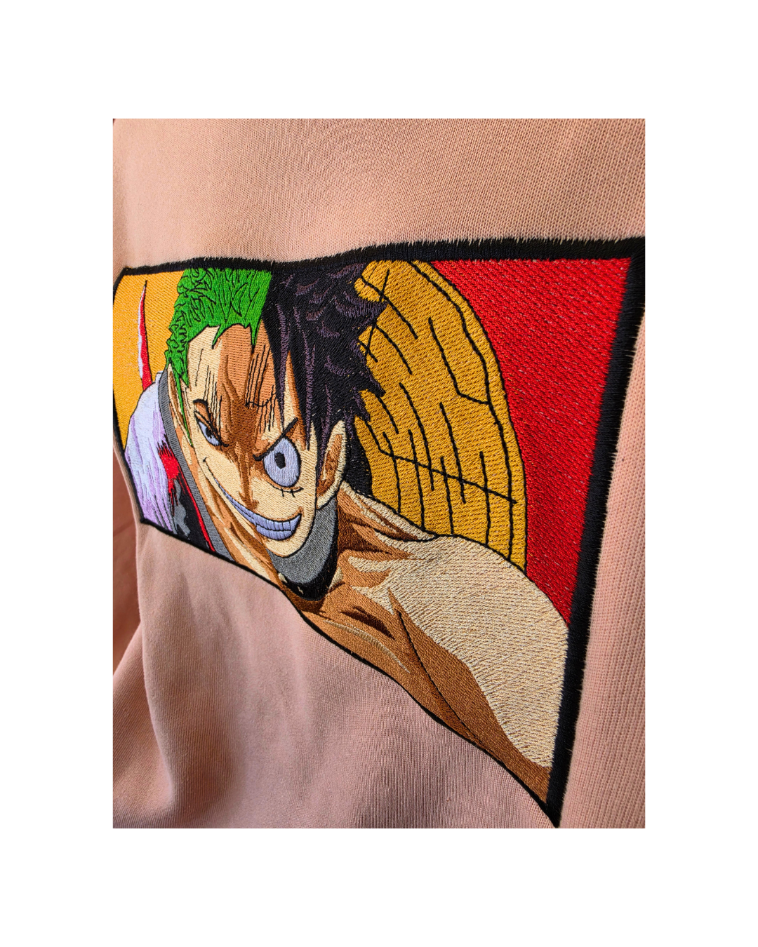 Zoro x Luffy Embroidered Sweatshirt