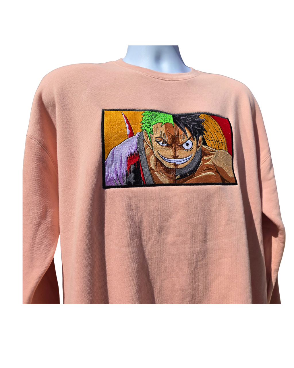 Zoro x Luffy Embroidered Sweatshirt
