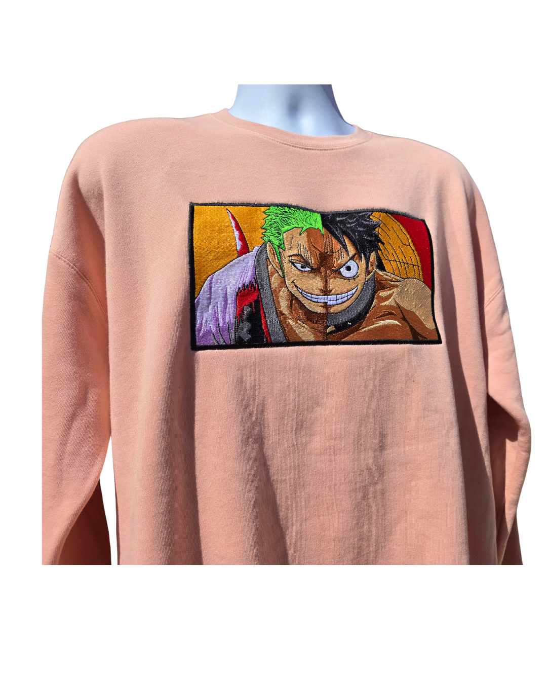 Zoro x Luffy Embroidered Sweatshirt