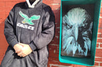 Philadelphia Eagles Embroidered Hooded Wearable Blanket (Green Eagle)